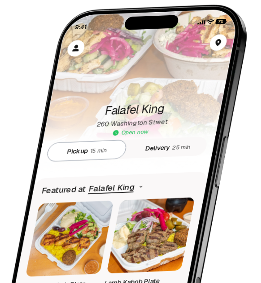 Falafel King app preview
