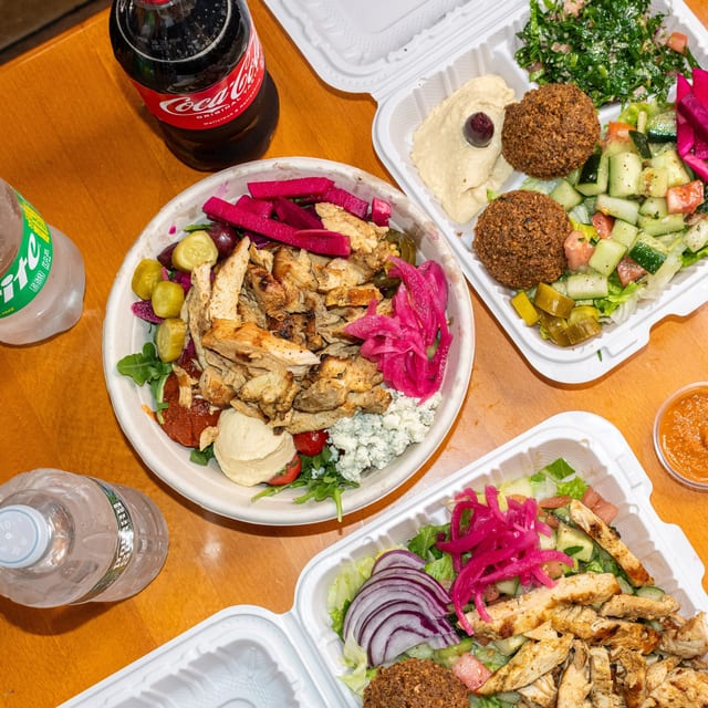 Falafel Salad Plate.